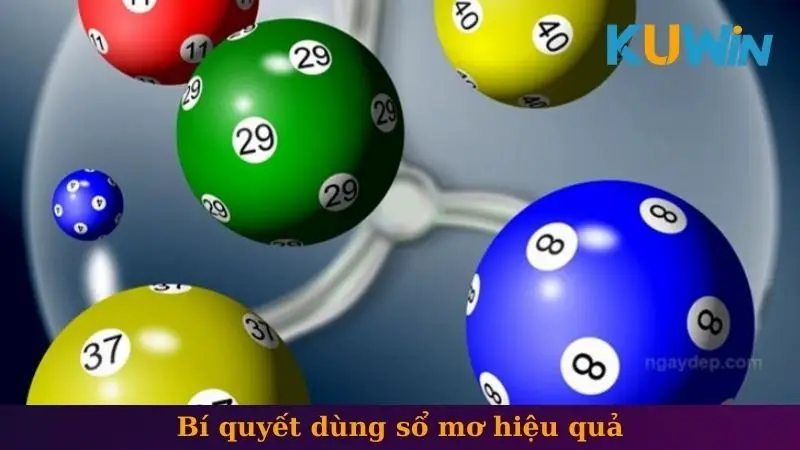 Bí quyết dùng sổ mơ hiệu quả