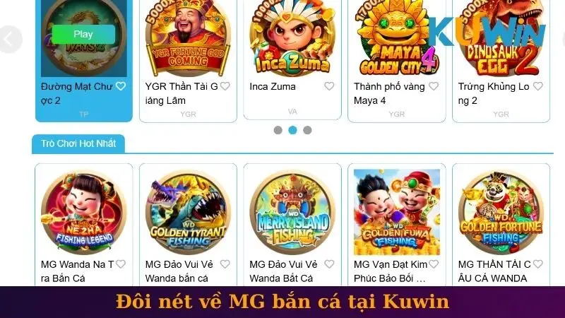 Đôi nét về MG bắn cá tại Kuwin