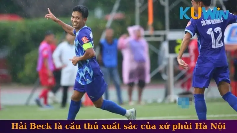 Hải Beck là cầu thủ xuất sắc của xứ phủi Hà Nội