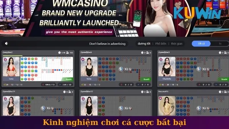 Kinh nghiệm chơi cá cược bất bại