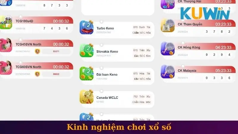 Kinh nghiệm chơi xổ số