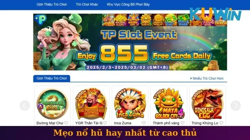 Mẹo nổ hũ hay nhất từ cao thủ