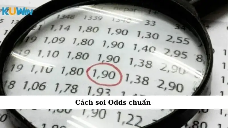 Cách soi Odds chuẩn