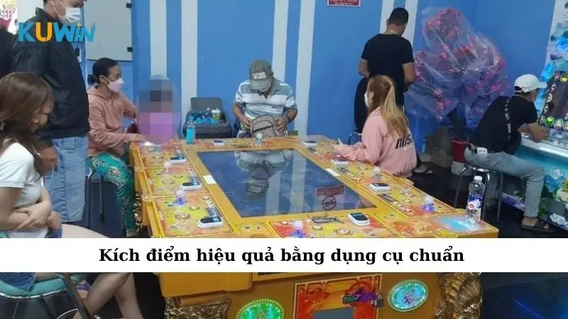 Kích điểm hiệu quả bằng dụng cụ chuẩn